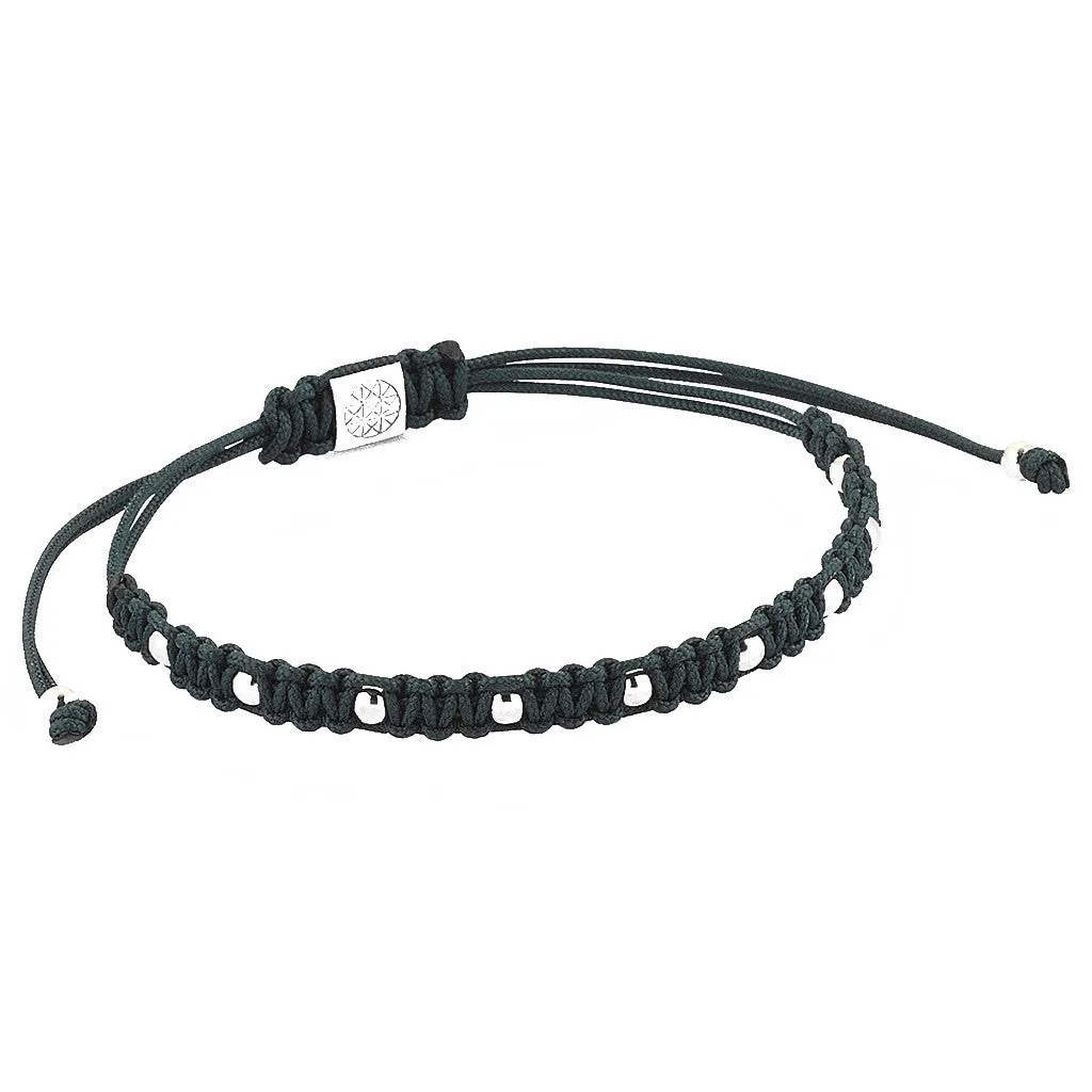 9 Balls Macrame - Silver