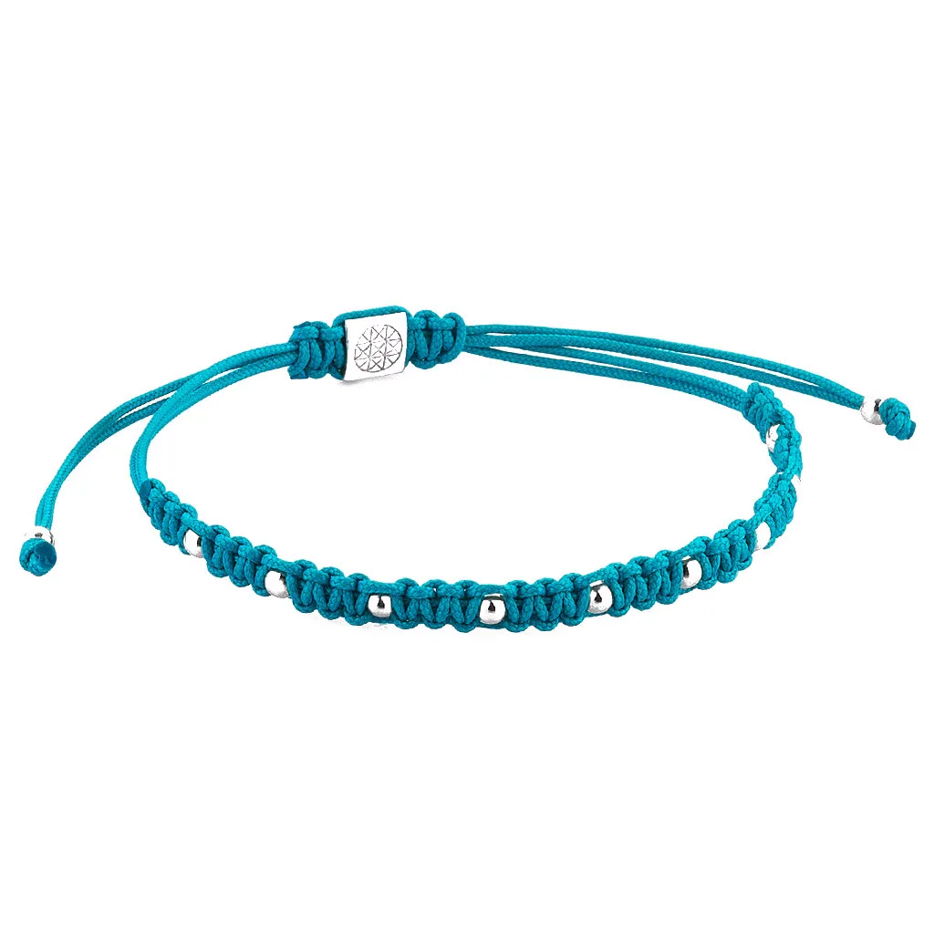 9 Balls Macrame - Silver