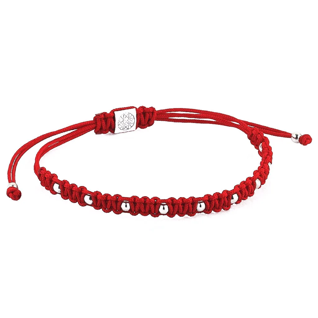 9 Balls Macrame - Silver