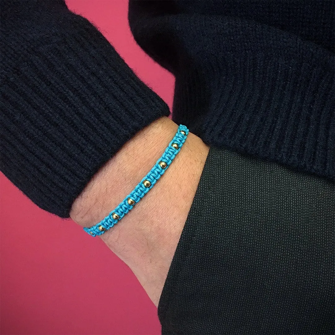 9 Balls Macrame - Silver