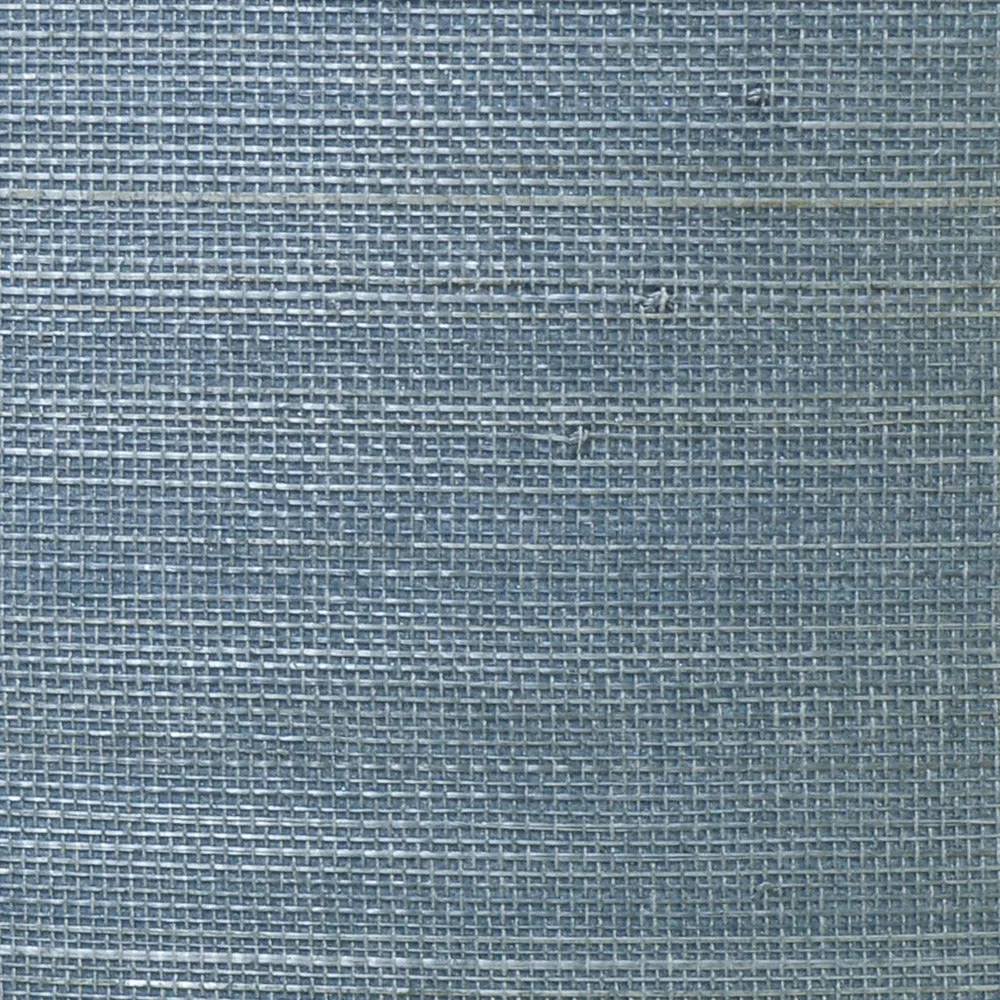 Abaca Grasscloth Wallpaper in Bluestone from the Luxe Retreat Collection