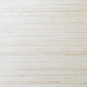 Abaca Grasscloth Wallpaper in Frosted Linen from the Luxe Retreat Collection