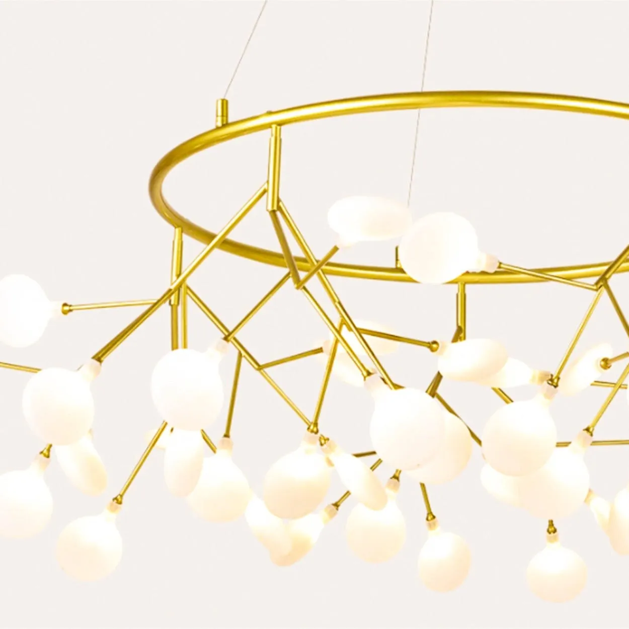 ANKUR FIREFLY RING MODERN LED CHANDELIER