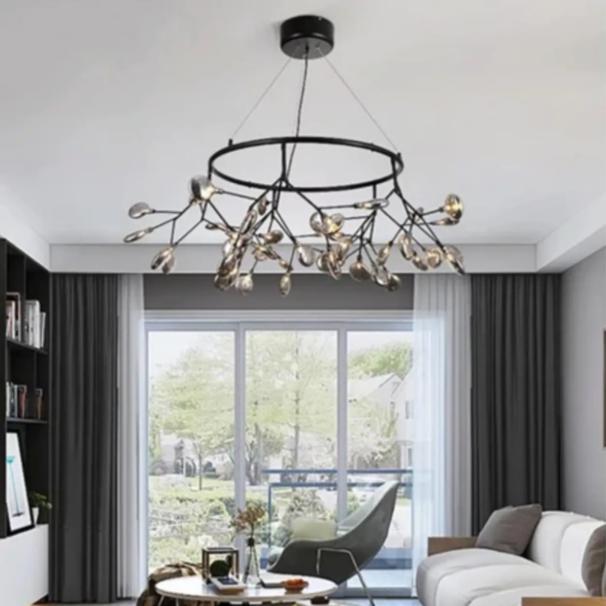 ANKUR FIREFLY RING MODERN LED CHANDELIER