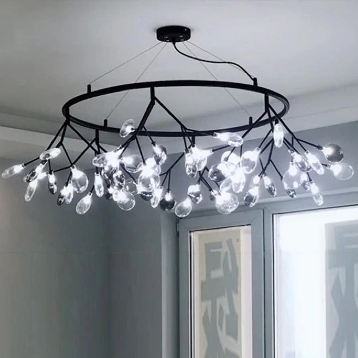 ANKUR FIREFLY RING MODERN LED CHANDELIER