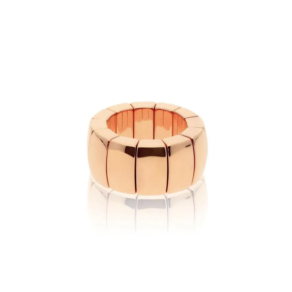 Aura Gold Overlay Stretch Ring by Roberto Demeglio