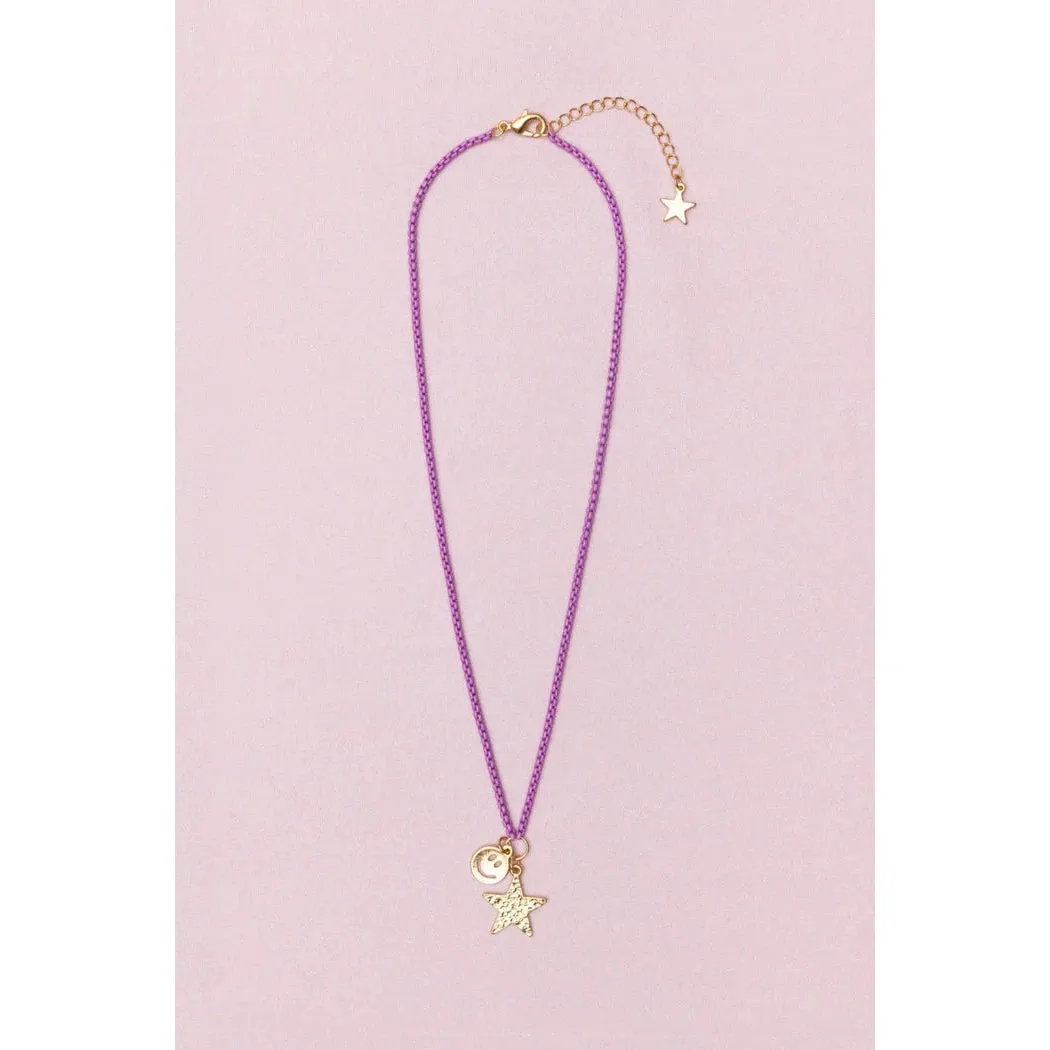 boutique chic starshine smiles necklace