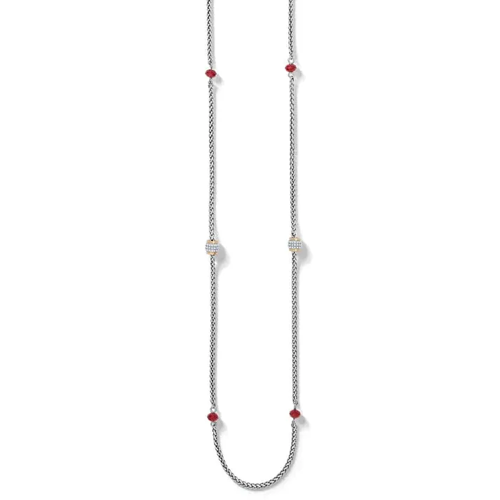 Brighton Women's Meridian Red Two Tone Long Necklace