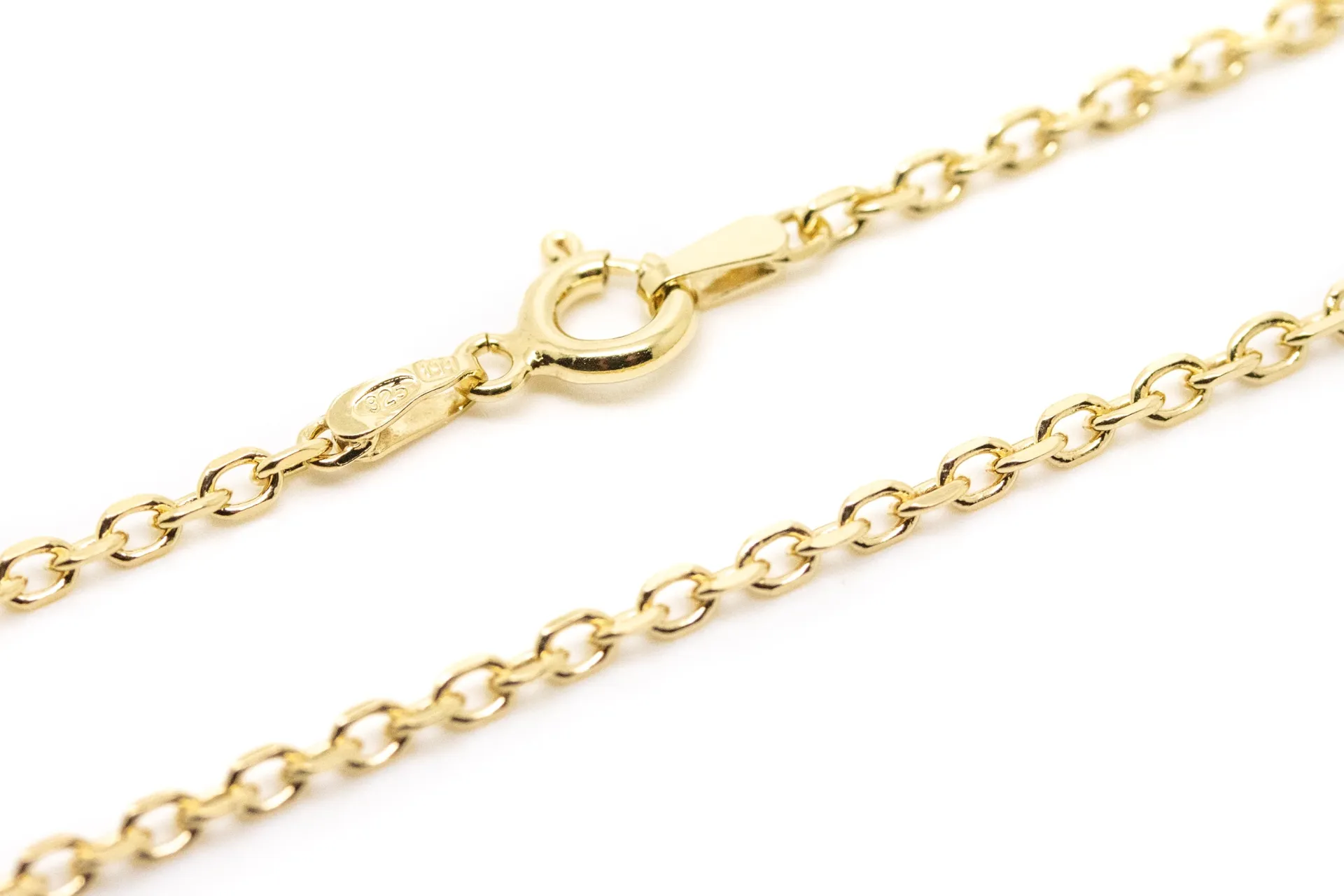 Buy 17.5" (45cm) Gold Plated Anchor Chain | High-Quality Jewelry