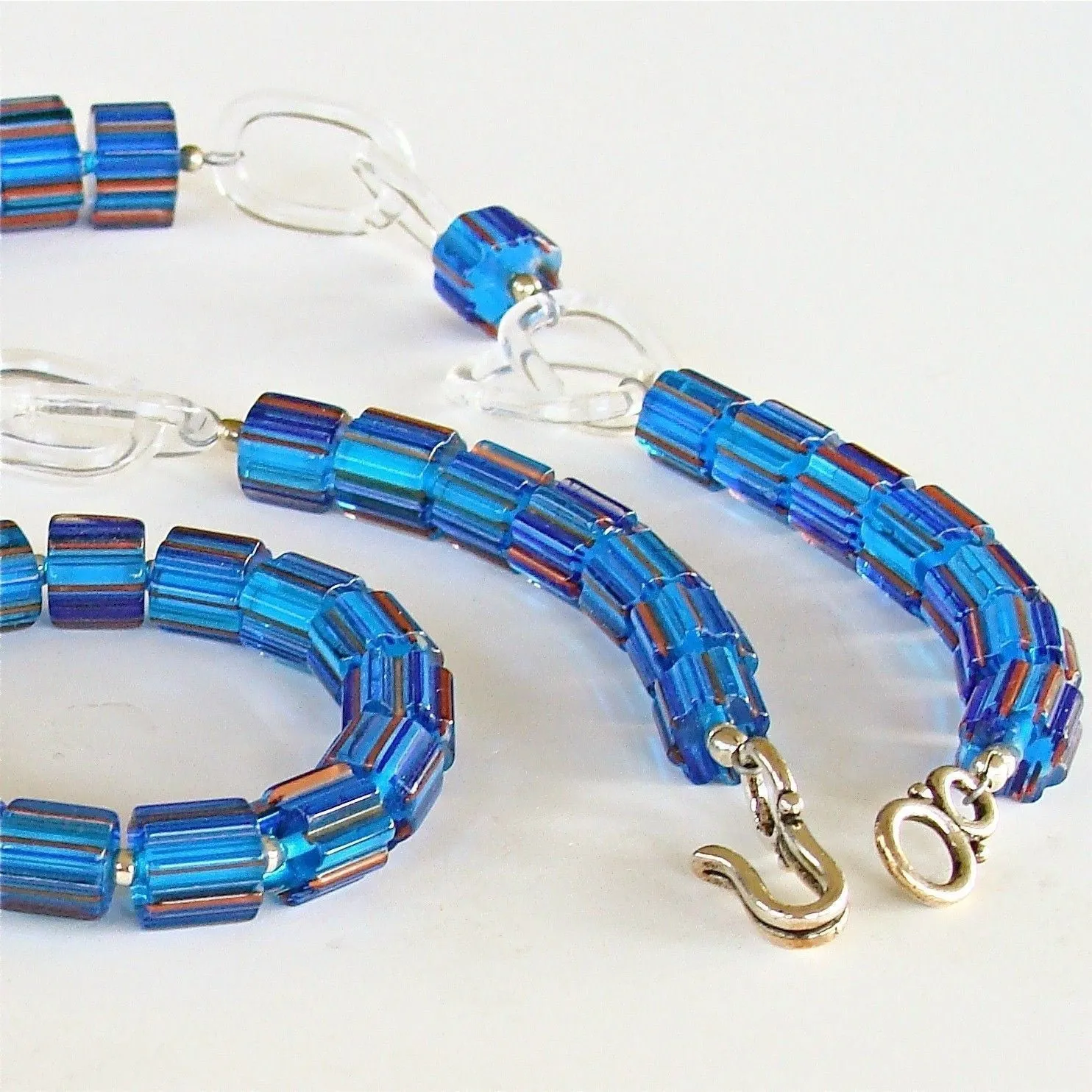 Capri: 17.5" Cobalt Blue Glass Necklace