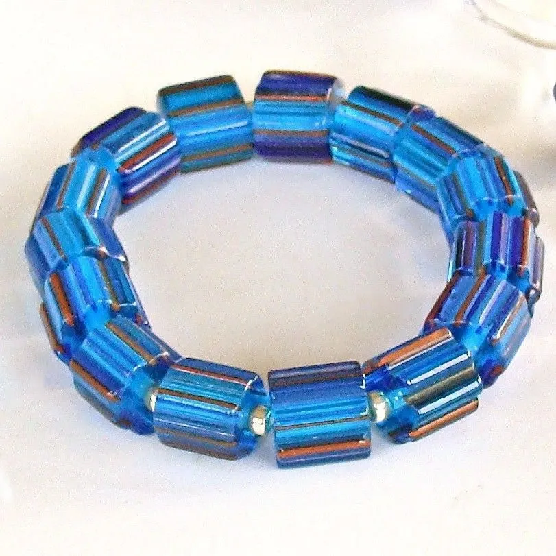 Capri: 17.5" Cobalt Blue Glass Necklace