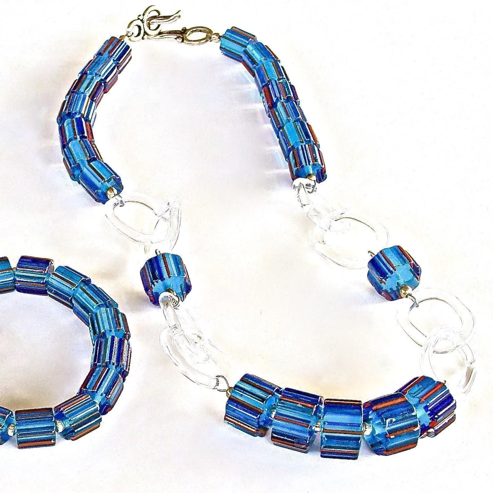 Capri: 17.5" Cobalt Blue Glass Necklace