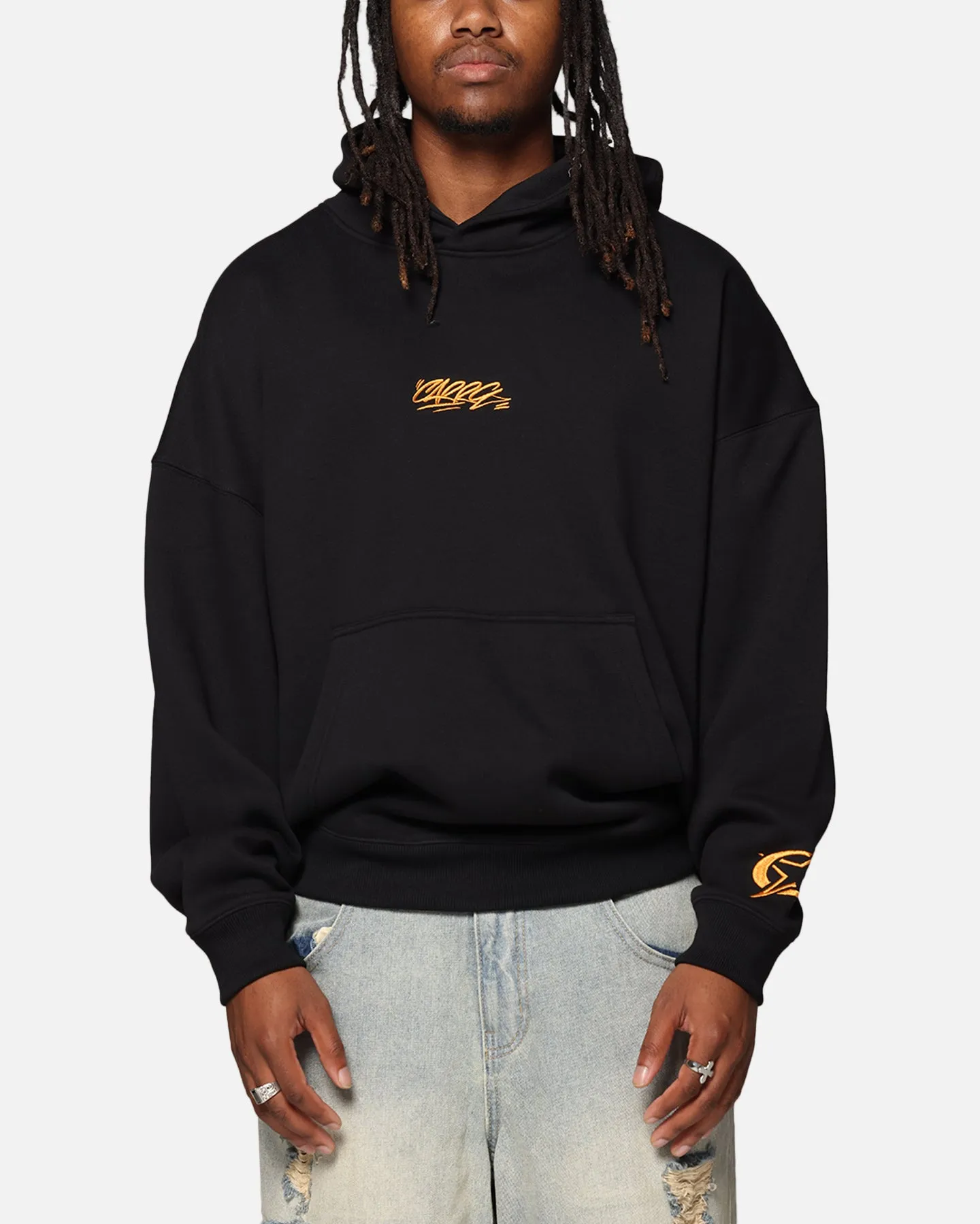 Carre Graffiti Logo Hoodie Black