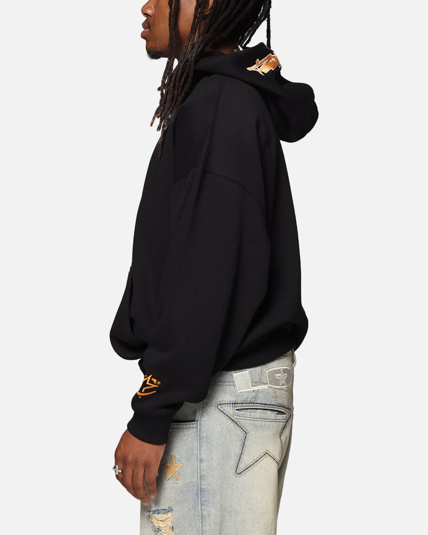 Carre Graffiti Logo Hoodie Black