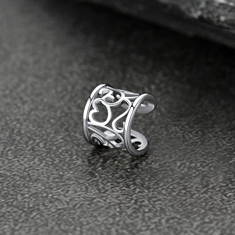 Celtic Knot 925 Sterling Silver Cartilage Ear Cuff