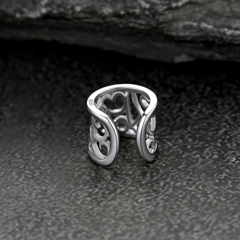 Celtic Knot 925 Sterling Silver Cartilage Ear Cuff