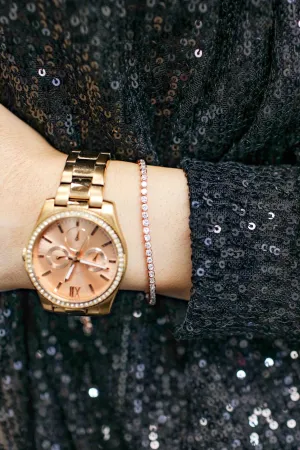 Champagne Pop Rhinestone Bracelet