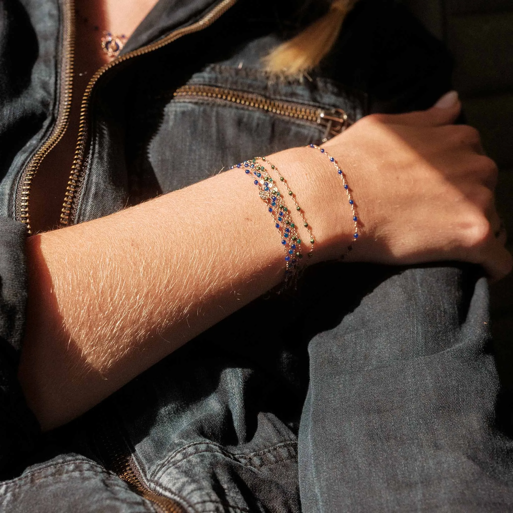Classic Gigi Lapis bracelet, Rose Gold, 5.9"