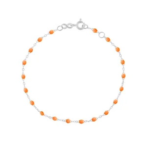 Classic Gigi Mandarine bracelet, White Gold, 7.5"
