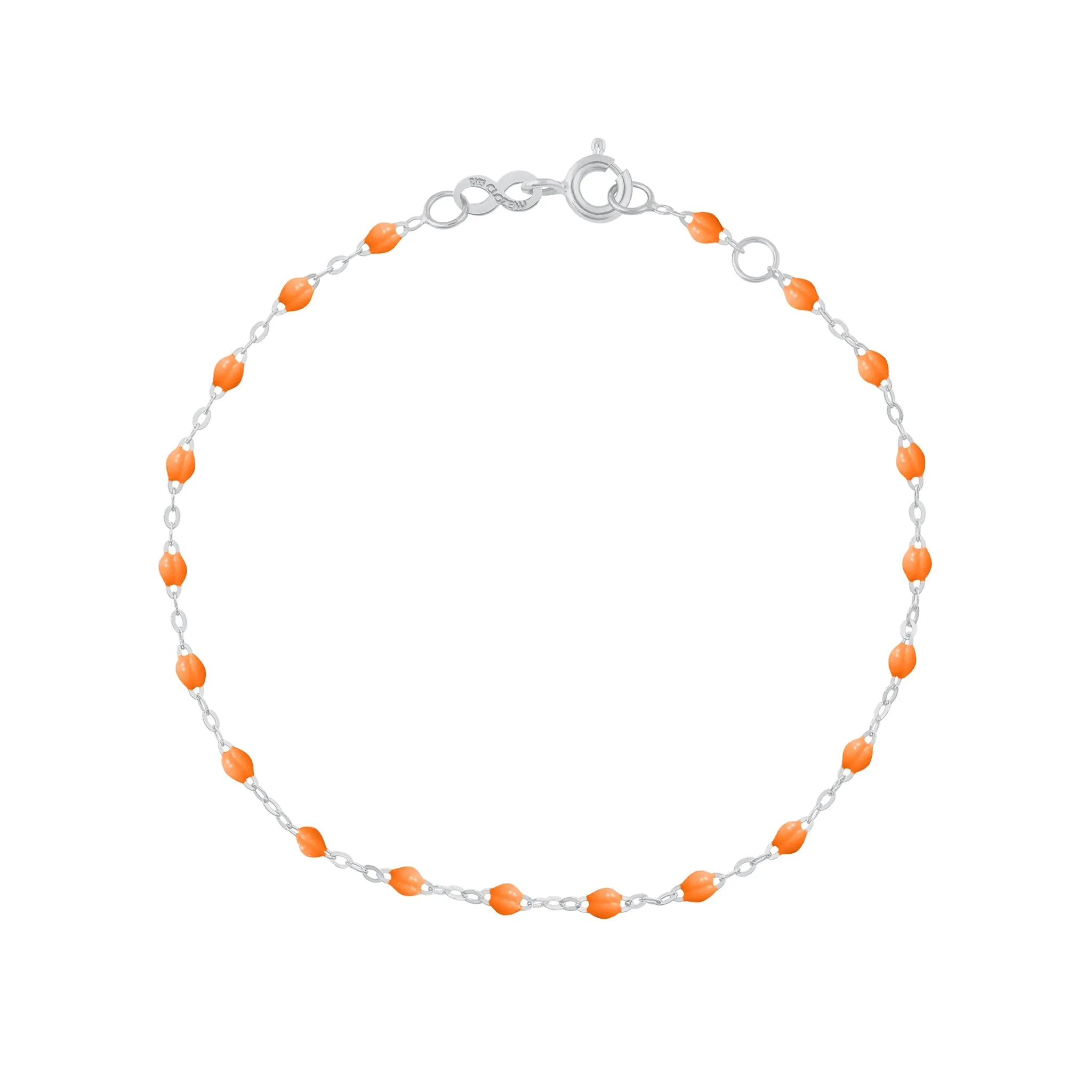 Classic Gigi Mandarine bracelet, White Gold, 7.5"