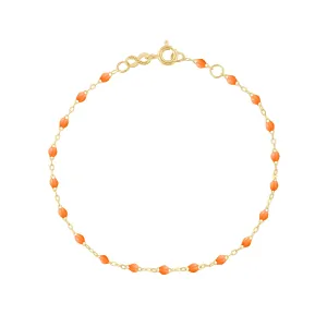 Classic Gigi Mandarine bracelet, Yellow Gold, 5.9"