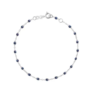 Classic Gigi Midnight bracelet, White Gold, 5.9"