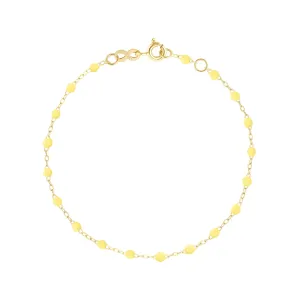 Classic Gigi Mimosa Bracelet, Yellow Gold, 7.5"