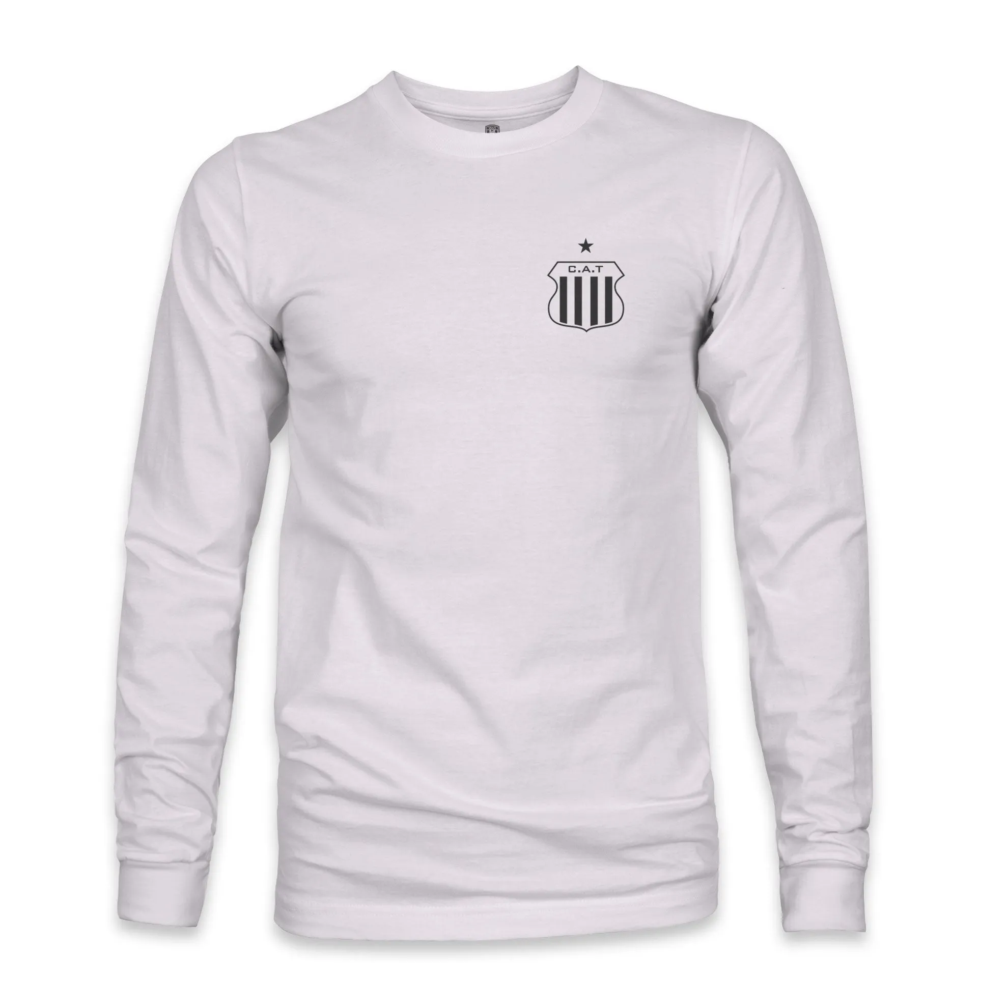 Club Atletico Talleres Team Arch Cotton Long Sleeve T-Shirt - Silver
