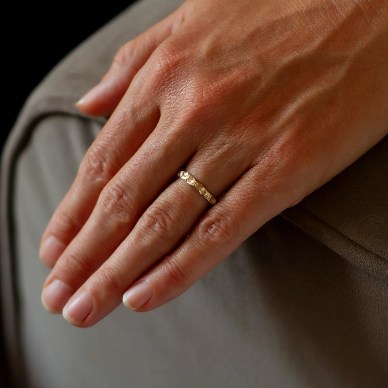 Cockle Fine Ring 18ct Gold