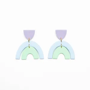 Cool Tone Rainbow Earrings