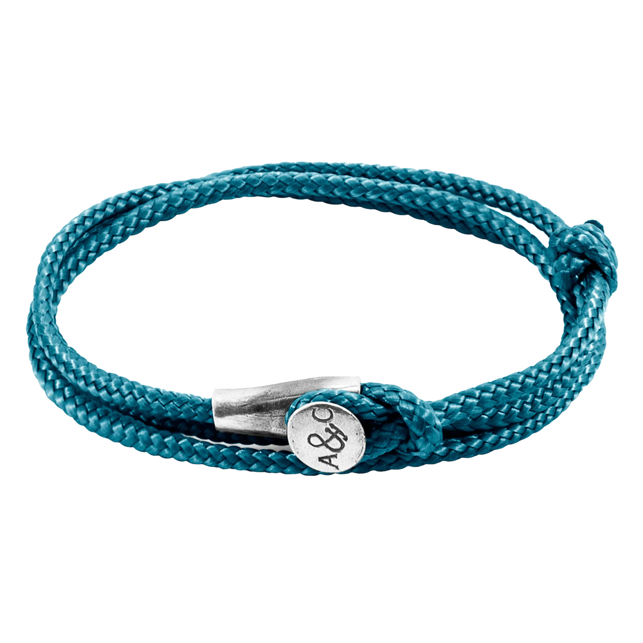 Dundee Silver Rope Bracelet