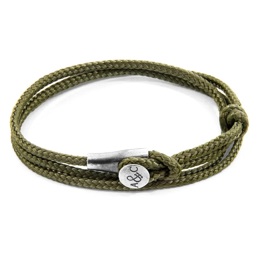 Dundee Silver Rope Bracelet
