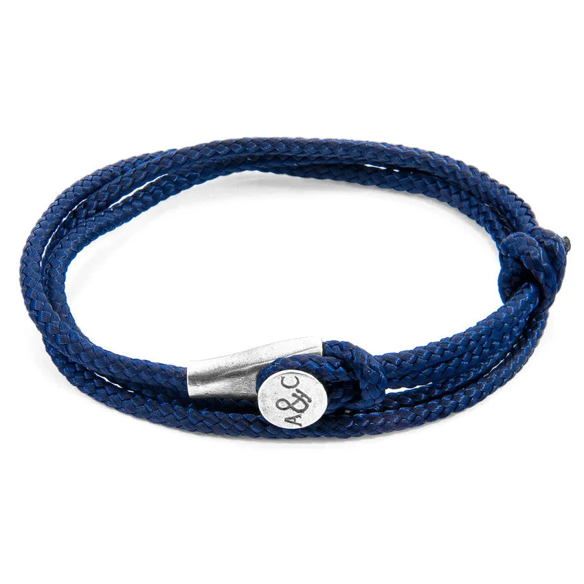 Dundee Silver Rope Bracelet