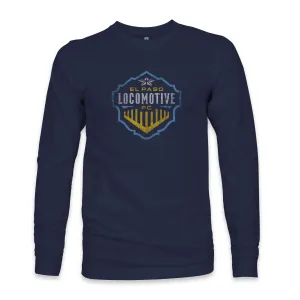 El Paso Locomotive FC Color Badge Cotton Long Sleeve T-Shirt - Navy