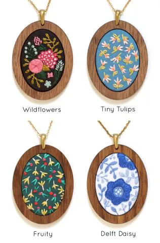 Embroidered Pendant Kit