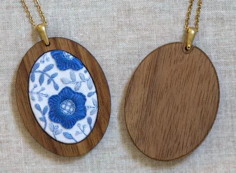 Embroidered Pendant Kit