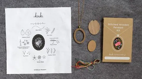 Embroidered Pendant Kit