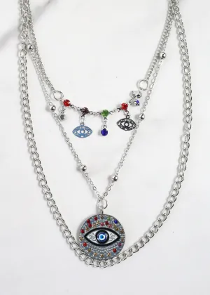 Evil Eye 3-Layered Necklace