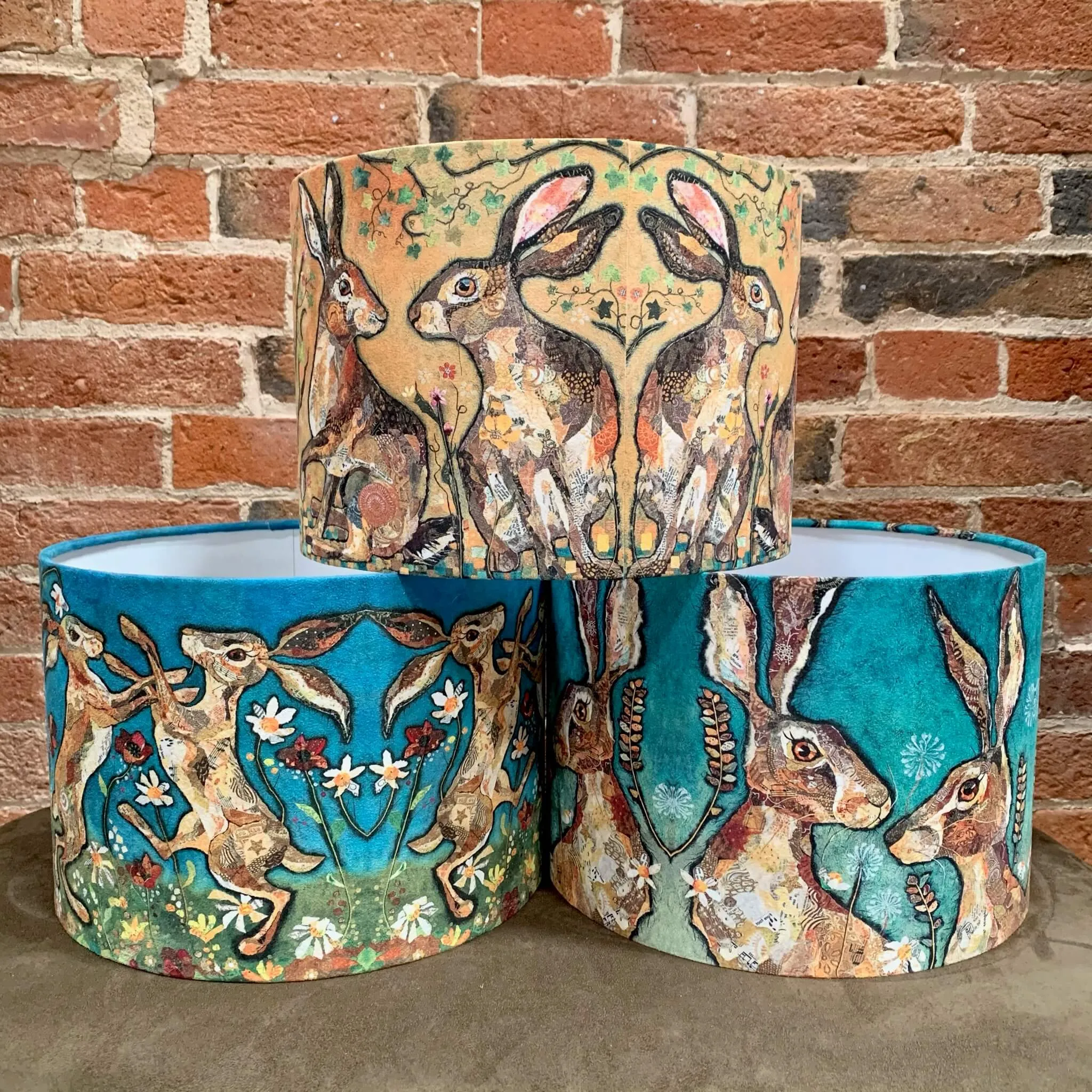 Faux Suede Animals Lampshade - 30cm x 21cm