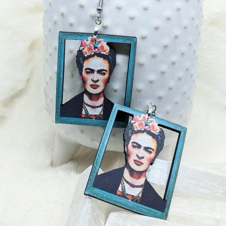 Frida Kahlo Earrings by IAMSONOTCOOL