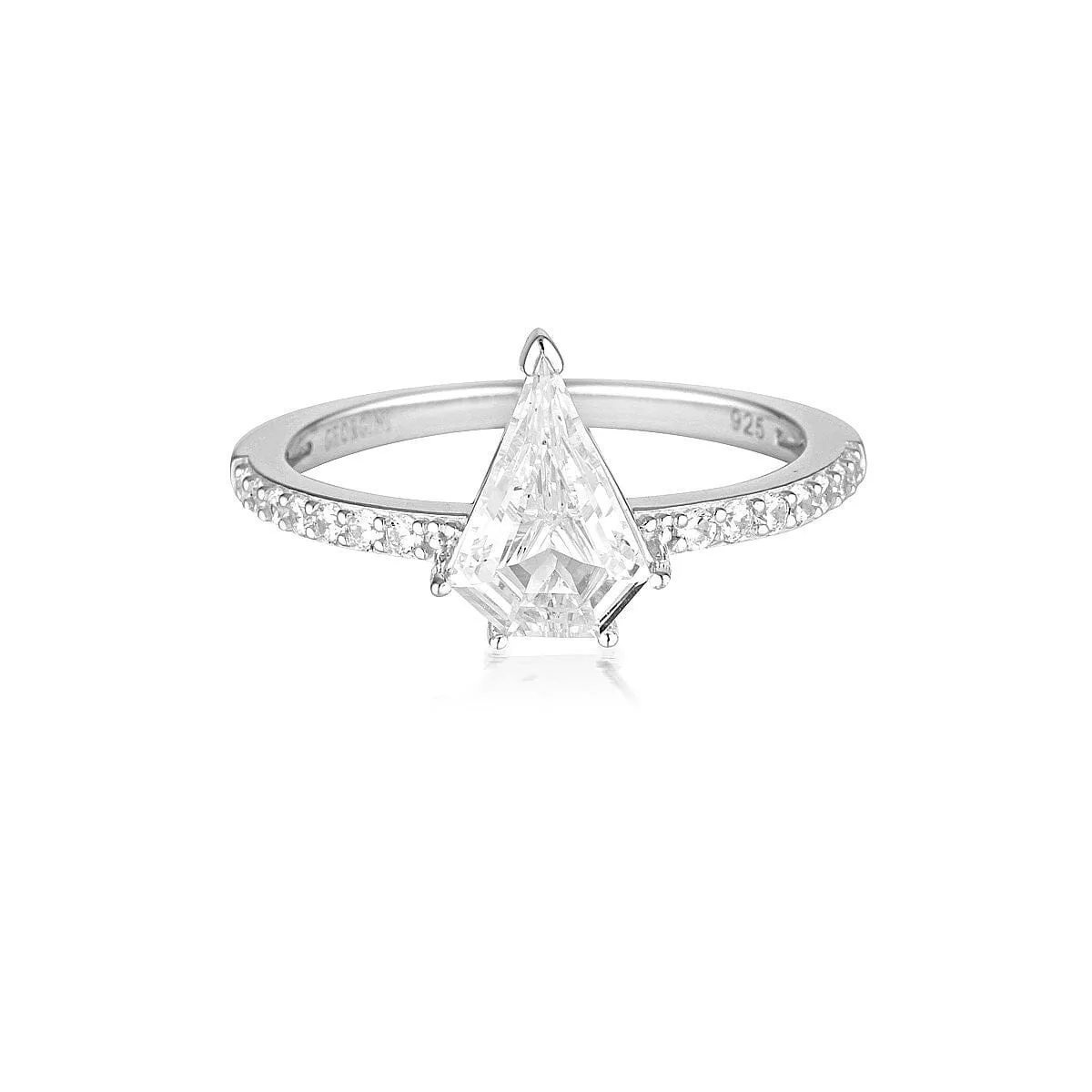 Georgini Rock Star Shield Ring Silver - 5