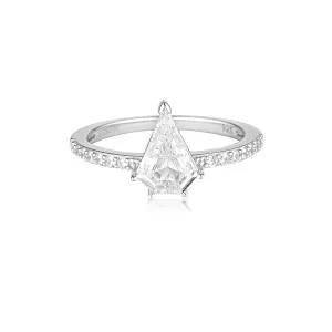 Georgini Rock Star Shield Ring Silver - 8