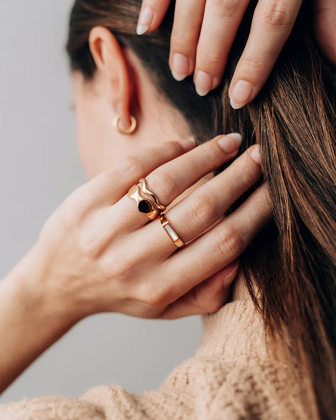 Gold Vermeil Sillon Ring