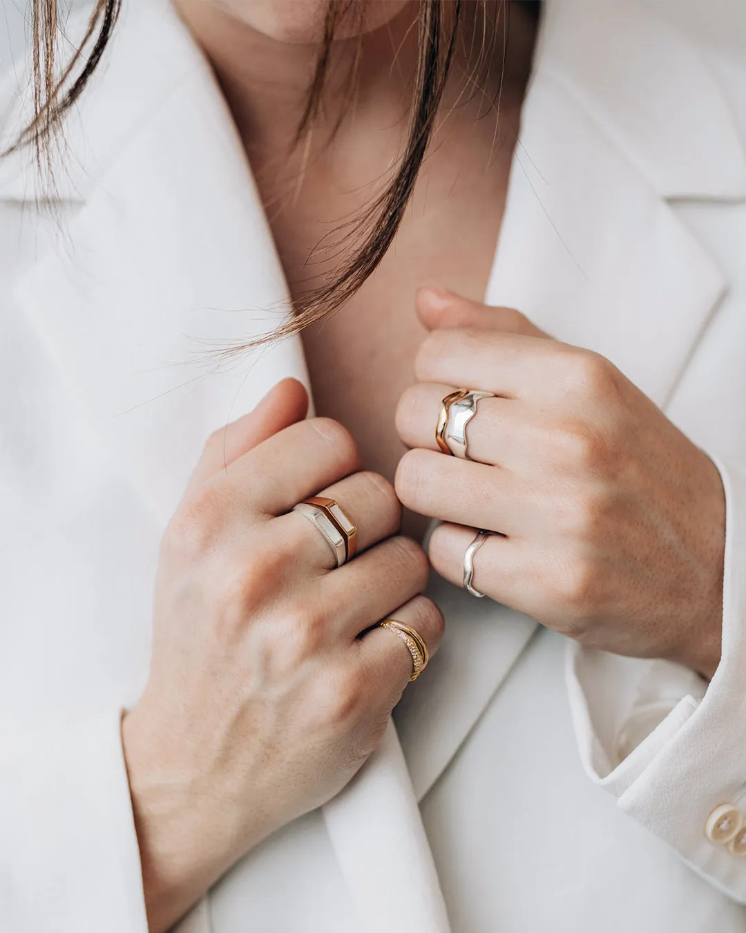Gold Vermeil Sillon Ring