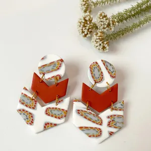Handmade Clay Earrings - Danica