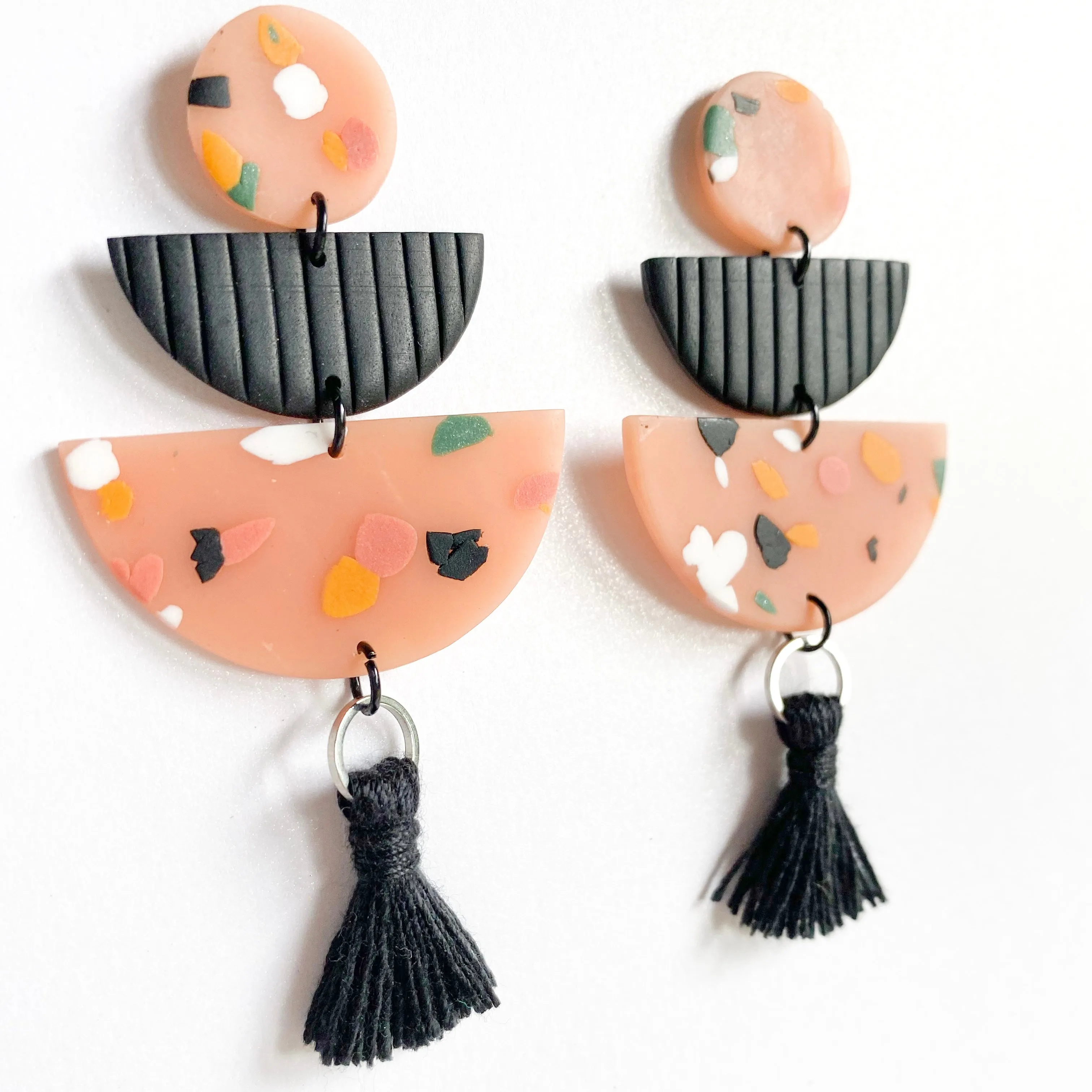 Handmade Clay Earrings - Ines