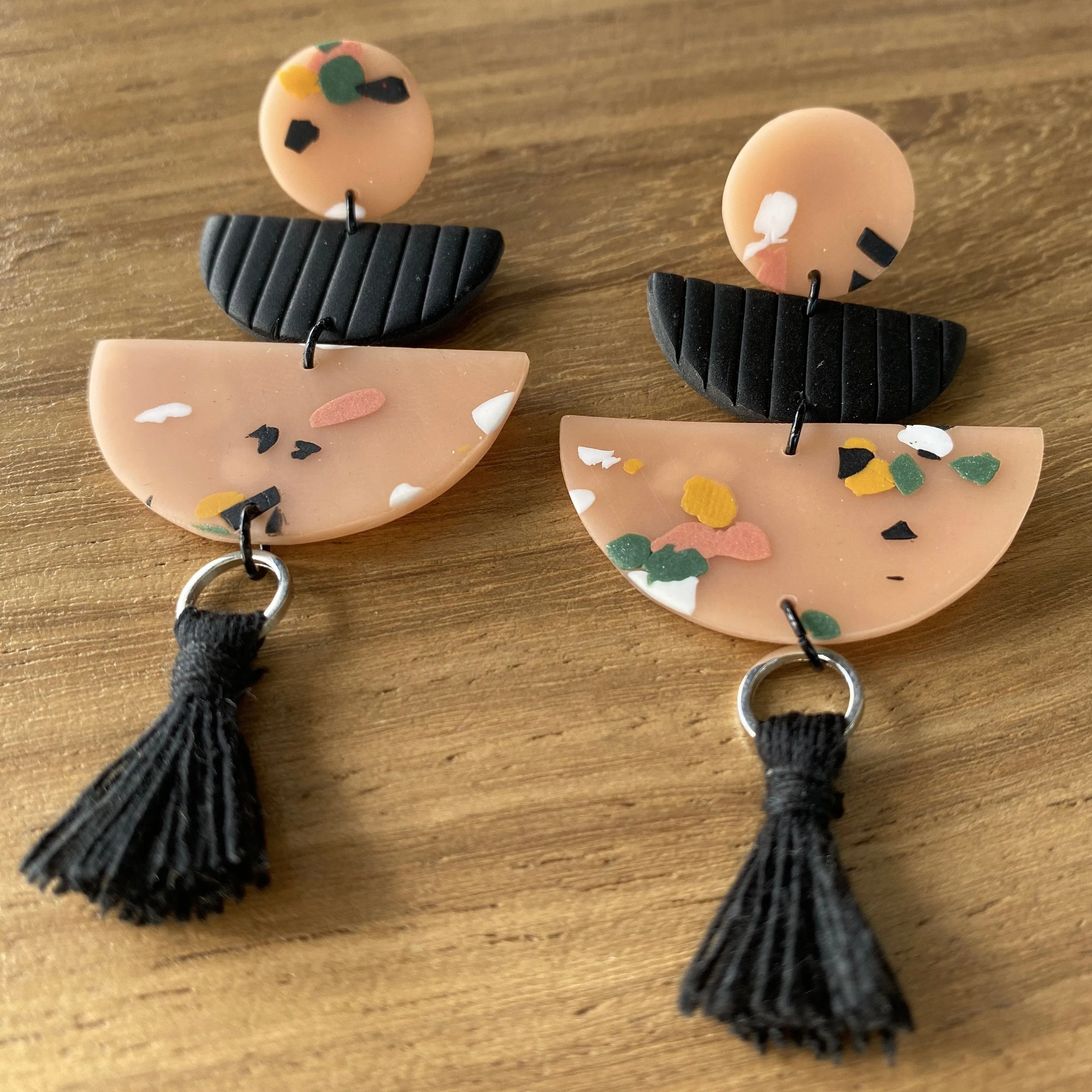 Handmade Clay Earrings - Ines