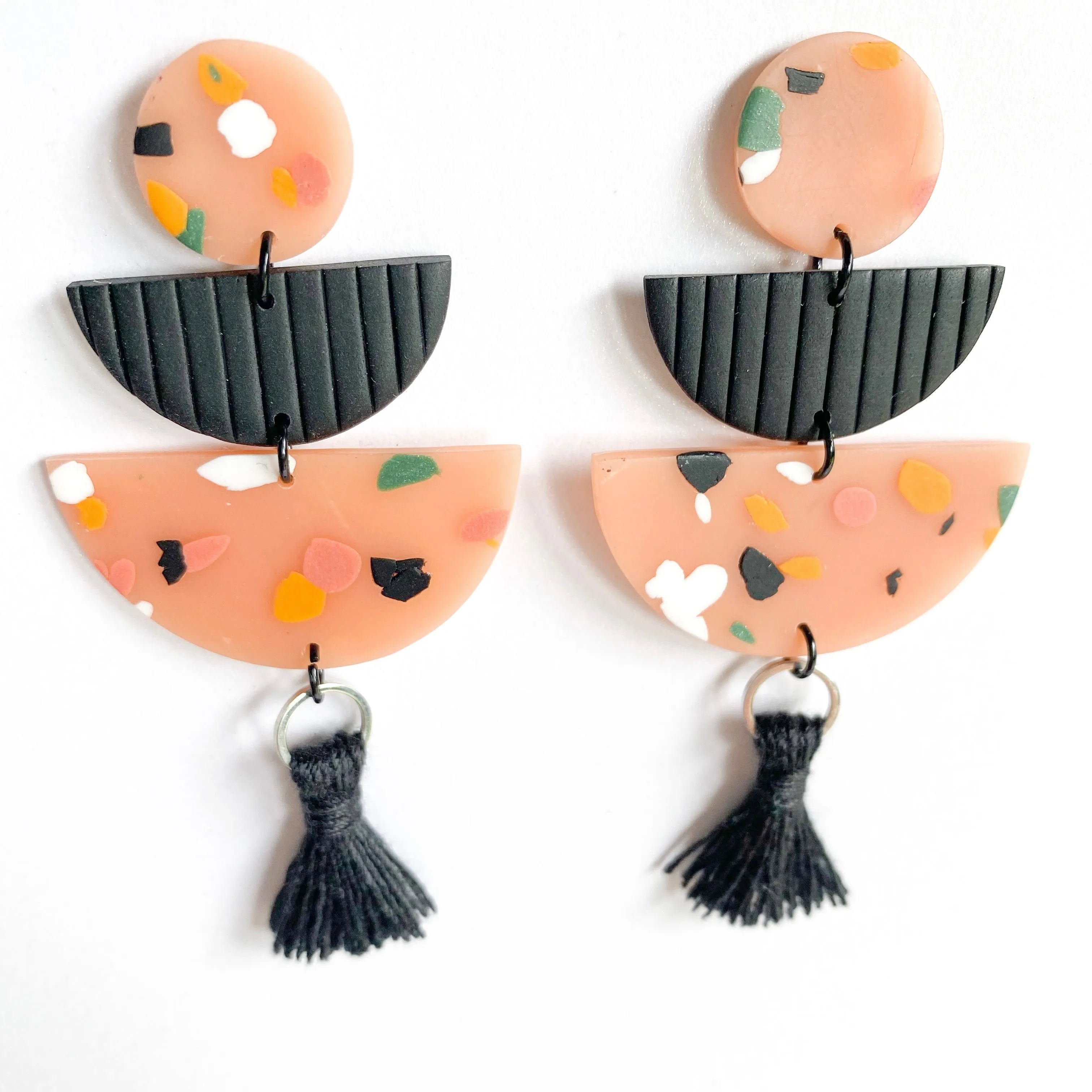 Handmade Clay Earrings - Ines