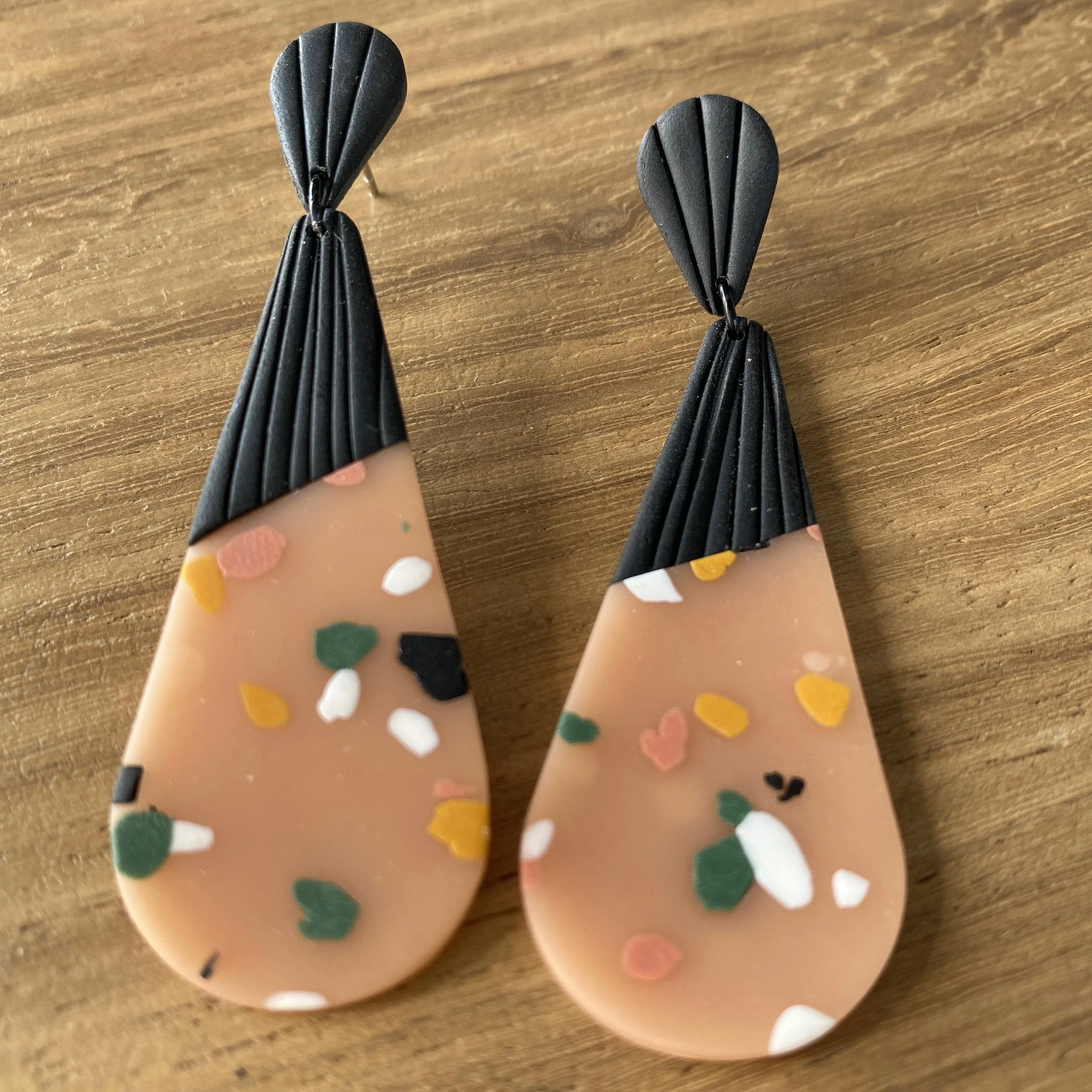 Handmade Clay Earrings - May
