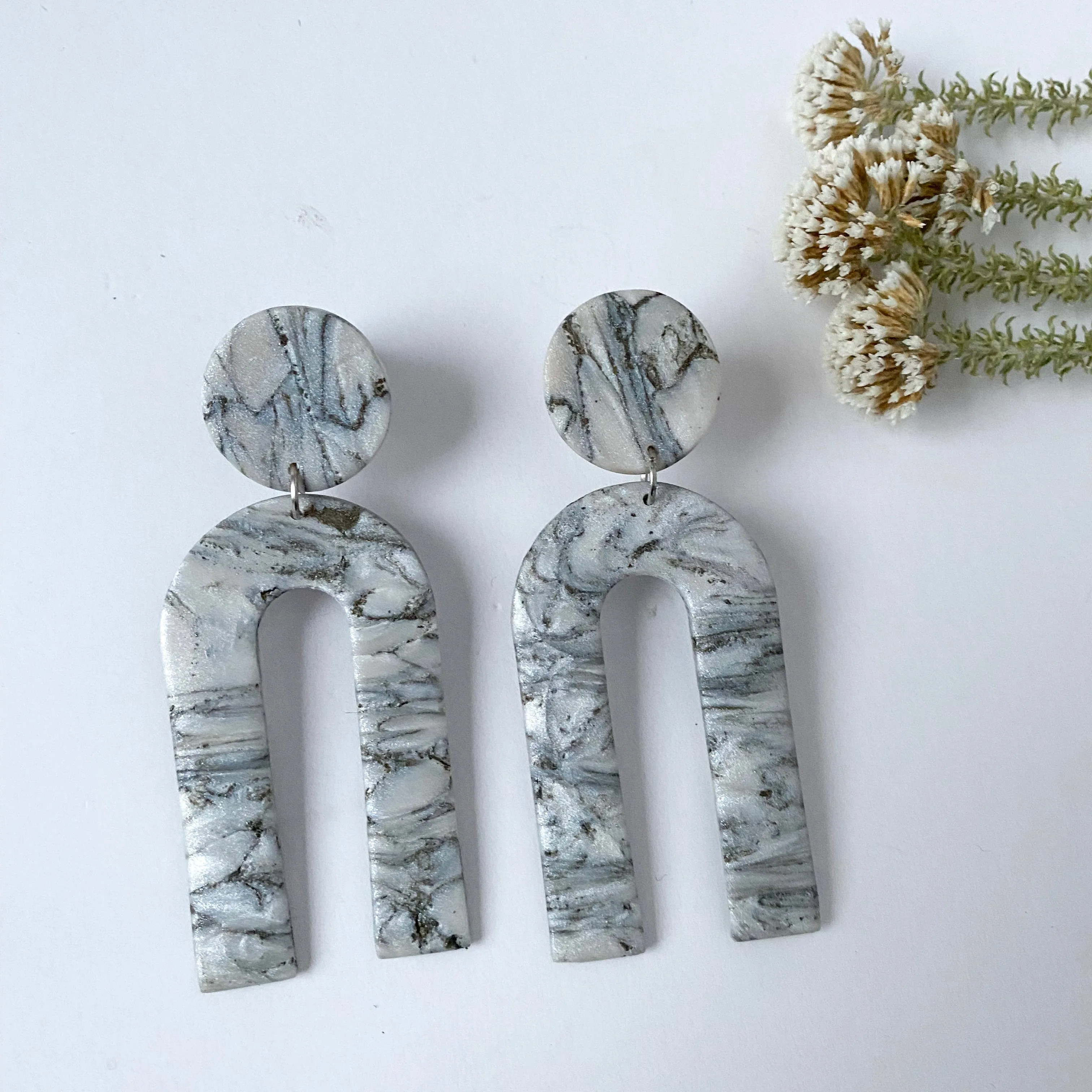 Handmade Clay Earrings - Tabitha